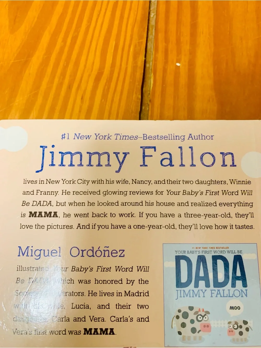 Everything is Mama by Jimmy Fallon Children's board book